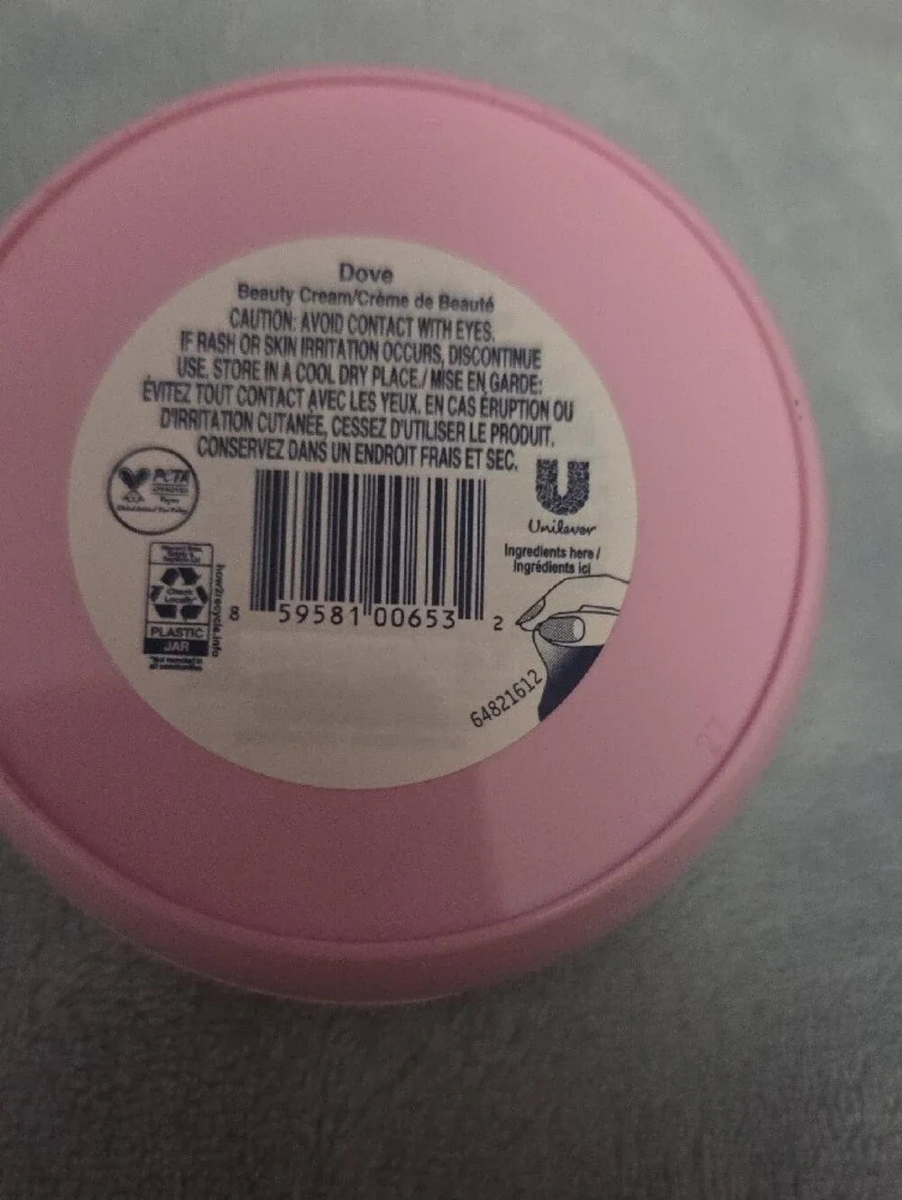 Dove Pink Body Love Moisturizing Cream - Hydrating Skin Care And Lip Shine NWOT